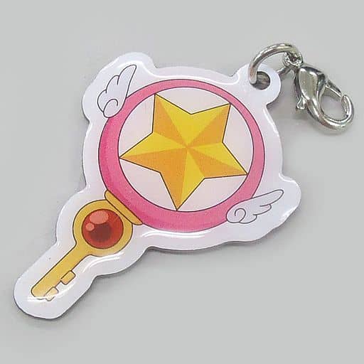 Star Key Trading Charm - Cardcaptor Sakura Clear Card Arc × JOYPOLIS Sakura Dream Amusement Park - Approx. 40 mm (Pre-owned)