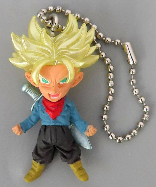 Trunks (Super Saiyan) Ball-Chain Keychain - Dragon Ball Super UDM THE BEST 30 (Bandai) Pre-owned