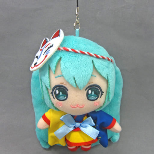 Hatsune Miku Smiling Summer Image Mascot Keychain - Taito - Approx. 11 cm