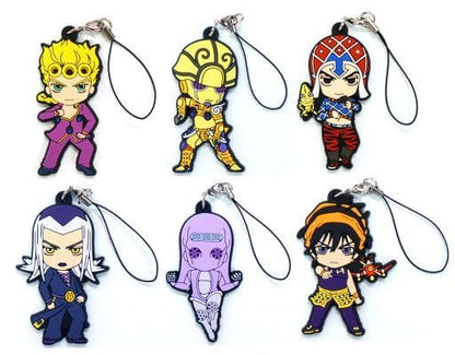 JoJo's Bizarre Adventure: Golden Wind Rubber Strap Collection Vol. 1 Complete 6-Piece Set by Medicos Entertainment