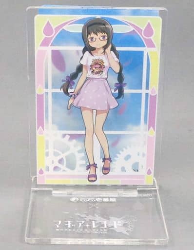 Homura Akemi Acrylic Stand - Magia Record: Puella Magi Madoka Magica Side Story × CoCo Ichibanya Menu Order Bonus (Approx. 60 x 89 mm, Pre-owned)