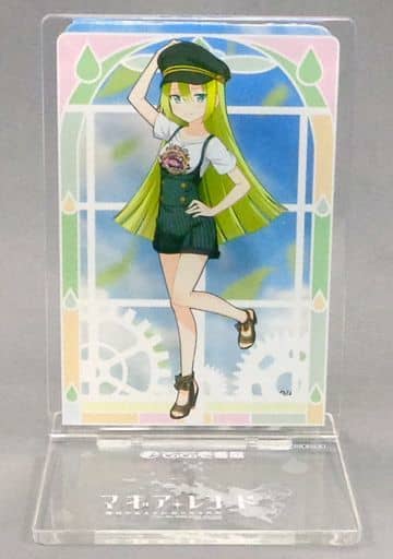 Arina Gray Acrylic Stand - Puella Magi Madoka Magica × CoCo Ichibanya Menu Order Bonus - Approx. 60 x 89 mm (Pre-owned)