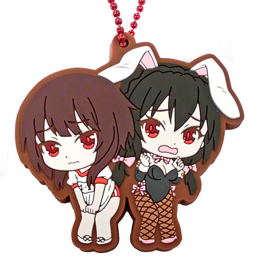 Megumin & Yunyun Rubber Mascot from KonoSuba: Crimson Legend