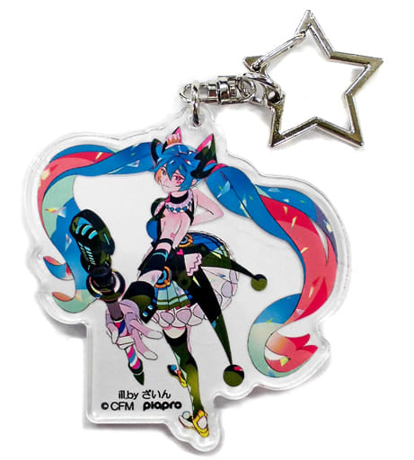 Hatsune Miku (Zain ver.) Magical Mirai 2019 Acrylic Keychain - Maim Corporation - Approx. 49 x 53 mm (Pre-owned)