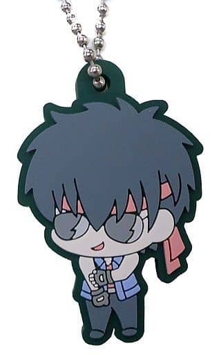 Tosshi Gintama Rubber Mascot Keychain Buddy Collection 24-Hour Vice Captain Animate Bonus Length Approx. 45 mm