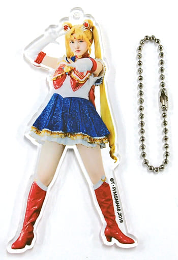 Shiori Kubo (Sailor Moon) Acrylic Keychain Nogizaka46 Musical 'Sailor Moon' 2019 - Length Approx. 10 cm (Pre-owned)
