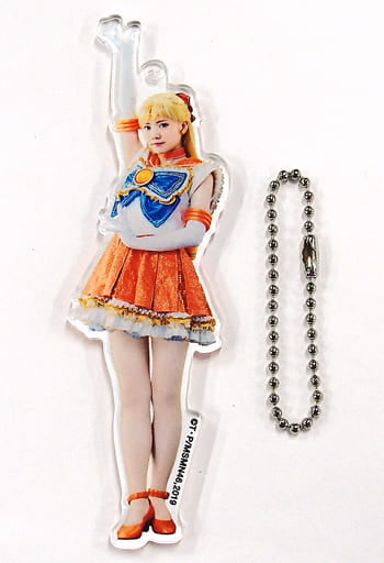 Mayu Tamura (Sailor Venus) Acrylic Keychain - Nogizaka46 Musical "Sailor Moon" 2019 - Length Approx. 11 cm - Pre-owned