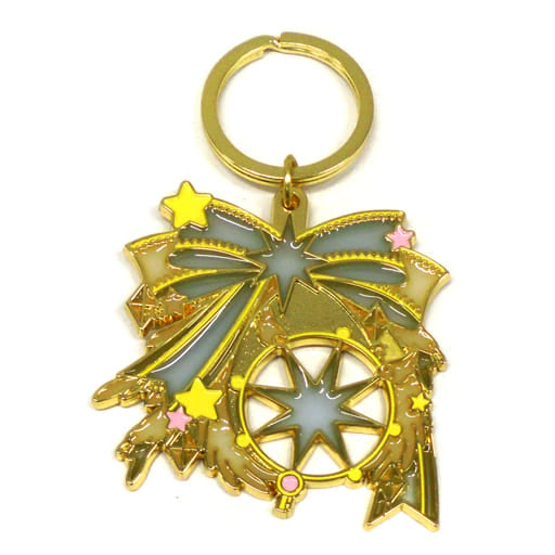 Dream Key (White Ribbon) Clear Metal Charm - Cardcaptor Sakura: Clear Card Arc - E Prize (Bandai Spirits) - Length Approx. 5.5 cm - Pre-owned