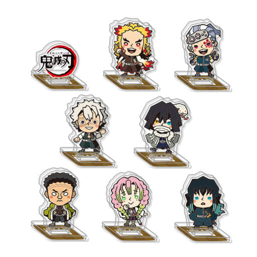 Demon Slayer: Kimetsu no Yaiba Mini Acrylic Figure Set Vol.2 - Mini Acrylic Stand Set (Approx. 7 x 25 cm)