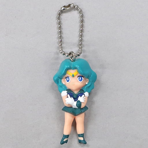 Sailor Neptune Capsule Keychain - Sailor Swing 1 Gashapon Keychain by Bandai (Length Approx. 5.5 cm) Pre-owned - Sailor Moon