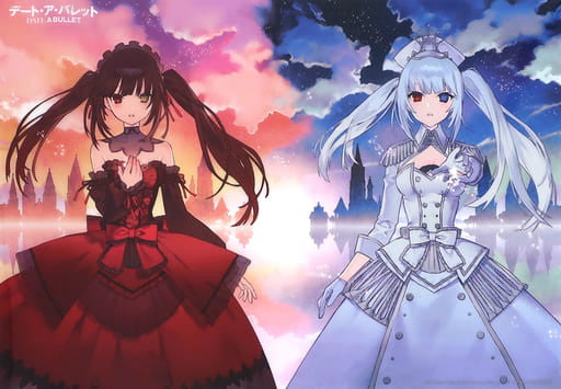 Kurumi Tokisaki & White Queen A2 Clear Poster - Date A Bullet Promo (Pre-owned)