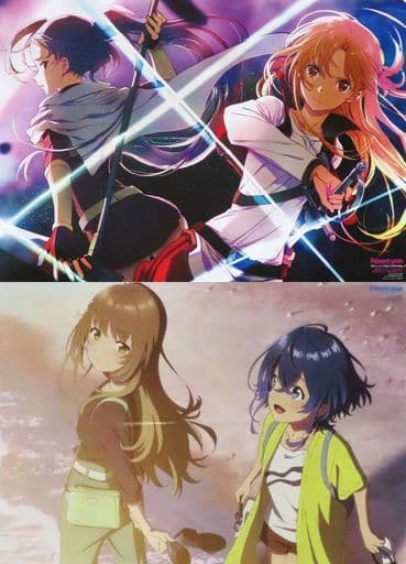 B2 Poster Asuna & Kukuru/Fuuka - SAO Progressive x Aquatope (Newtype Dec 2021)