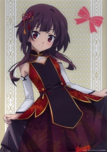 A3 Clear Poster Megumin China Dress Birthday Lottery A-1 Prize