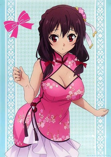 A3 Yunyun China Dress Clear Poster KonoSuba Birthday Lottery A-1
