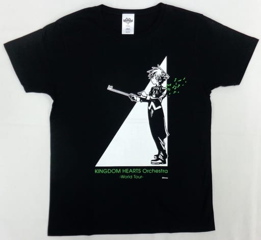 Sora T-Shirt Black M Kingdom Hearts Orchestra World Tour
