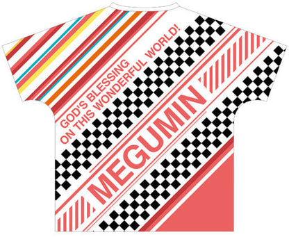 Megumin Race Queen Full Graphic T-Shirt Red Unisex S