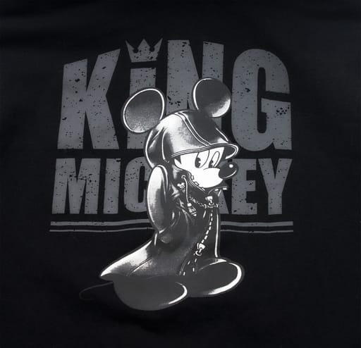 Kingdom Hearts King Black Hoodie Free Size