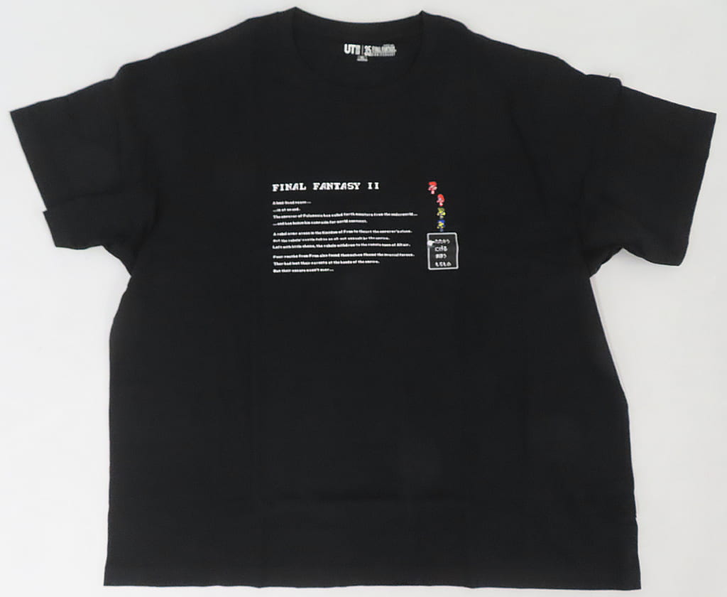 FINAL FANTASY II UT Graphic T-Shirt Black Men's 4XL