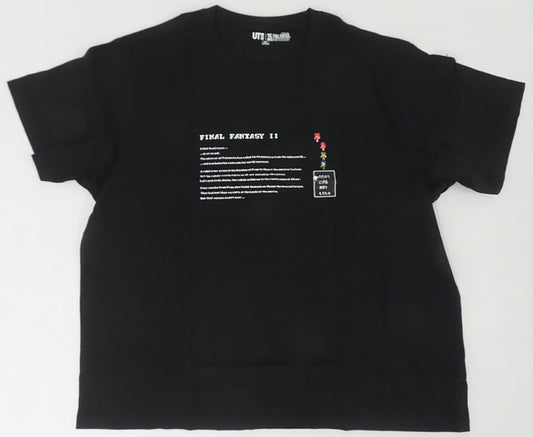 FINAL FANTASY II UT Graphic T-Shirt Black Men's 4XL