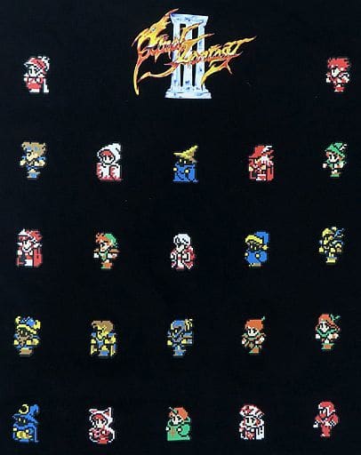 FINAL FANTASY III UT Graphic T-Shirt Black Men's L