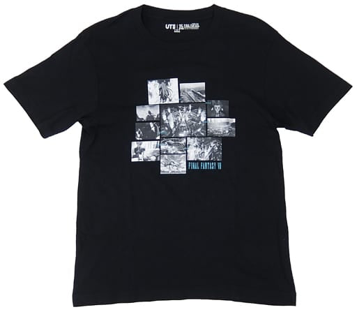 FINAL FANTASY VII UT Graphic T-Shirt Black Men's L