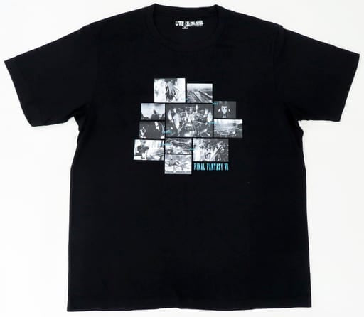 FINAL FANTASY VII UT Graphic T-Shirt Black Men's XL