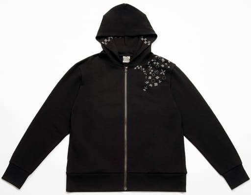 Kingdom Hearts Roxas Black Hoodie Free Size