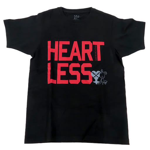 HEARTLESS Logo T-Shirt Black Ladies' L Size Kingdom Hearts Square Enix Pre-owned