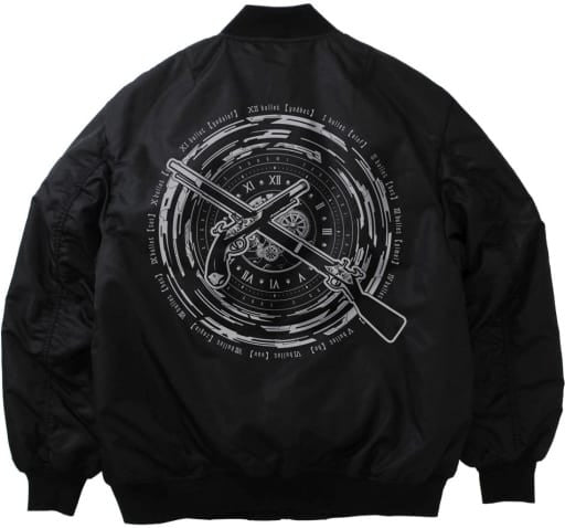 Kurumi Tokisaki MA-1 Jacket - Date A Live IV (Black, Size L, Pre-owned)