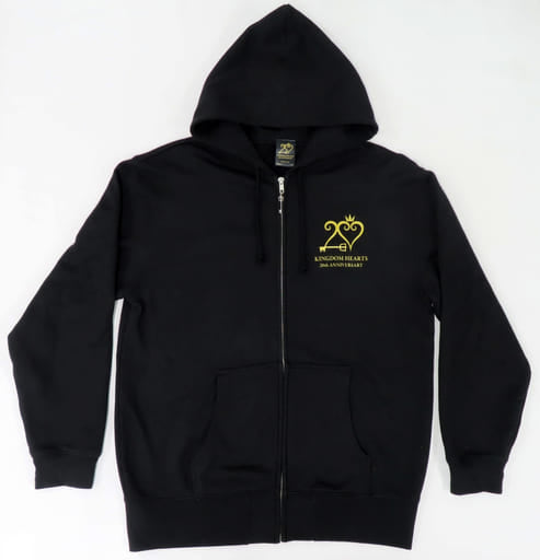 Kingdom Hearts 20th Anniversary Black Hoodie - Free Size, Pre-owned