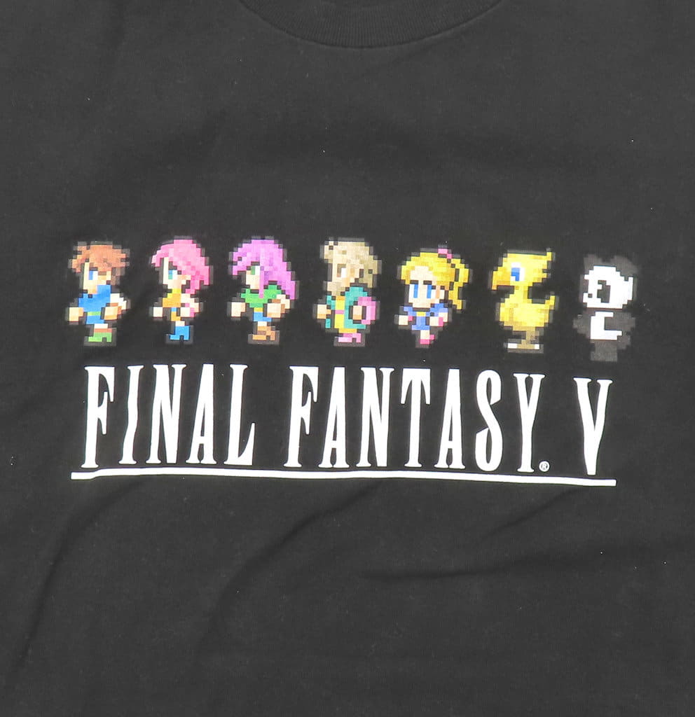 Final Fantasy V Pixel Remaster Black T-Shirt