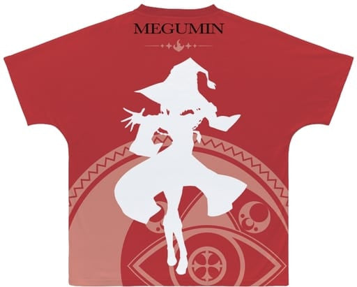 Megumin Ani-Art Full-Graphic T-Shirt Red Unisex M