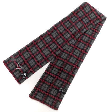 Kingdom Hearts III Logo Red Gray Black Scarf