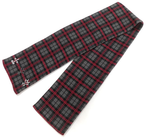 Kingdom Hearts III Logo Red Gray Black Scarf