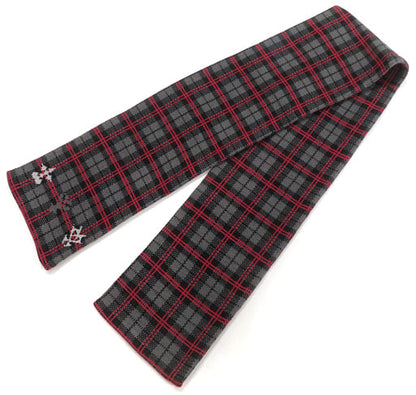 Kingdom Hearts III Logo Red Gray Black Scarf