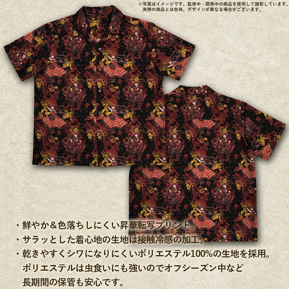 Kurumi Tokisaki Aloha Shirt Full Color - Date A Live IV (XL, Pre-owned)
