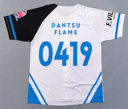 Dantsu Flame Baseball Shirt (White, Free Size) - Umamusume Pretty Derby Movie: Beginning of a New Era × F-Village (Rakuten Group) - Used