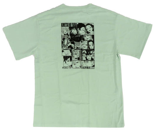 Demon Slayer Weekly Jump Color T-Shirt Green Free Size