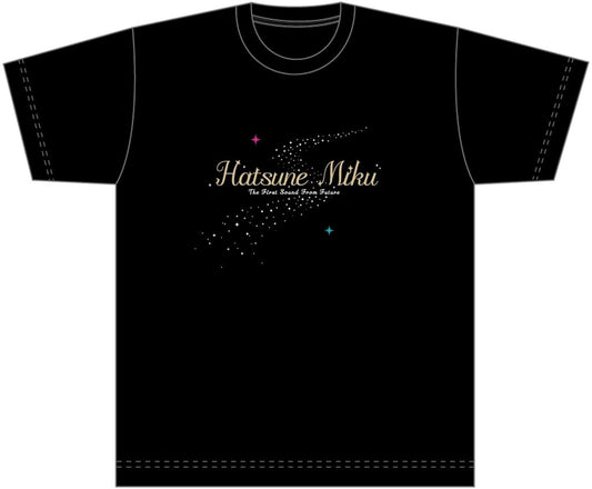 Hatsune Miku Tanabata T-Shirt - Akihabara Festival 2024 - Black M Size - Caravan (Character Vocal Series - Hatsune Miku)