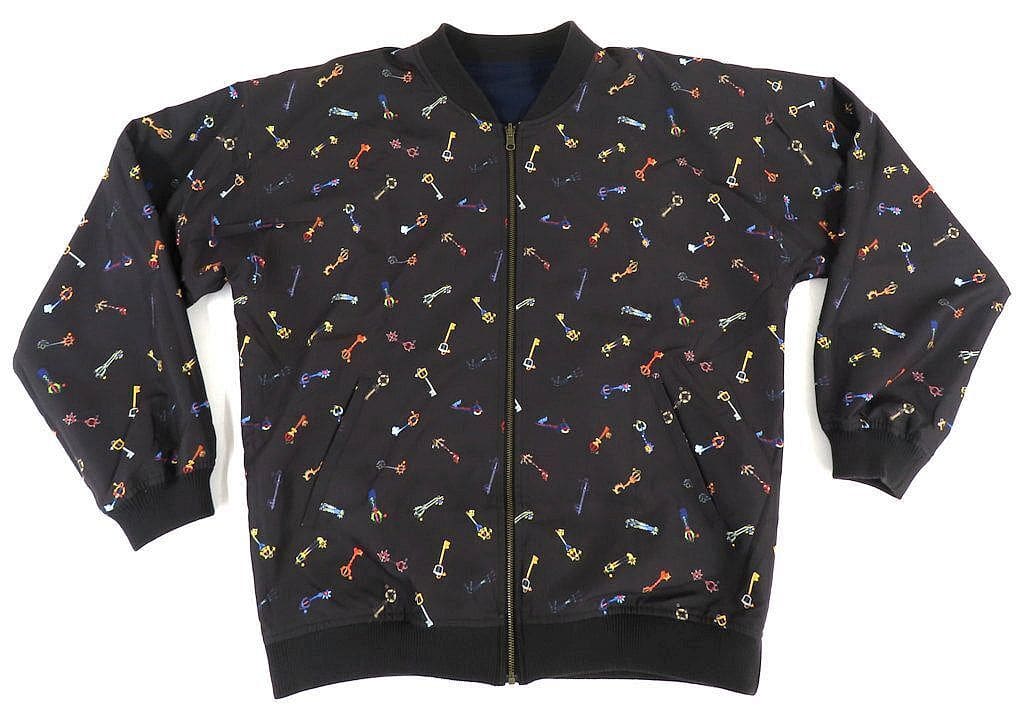 Kingdom Hearts × graniph Keyblade Reversible Jacket Black Size L Pre-owned