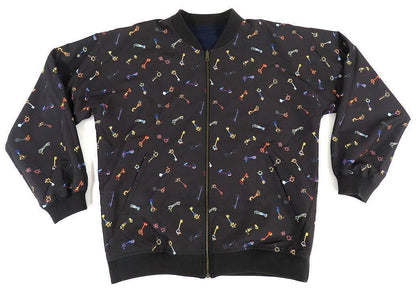 Kingdom Hearts × graniph Keyblade Reversible Jacket Black Size L Pre-owned