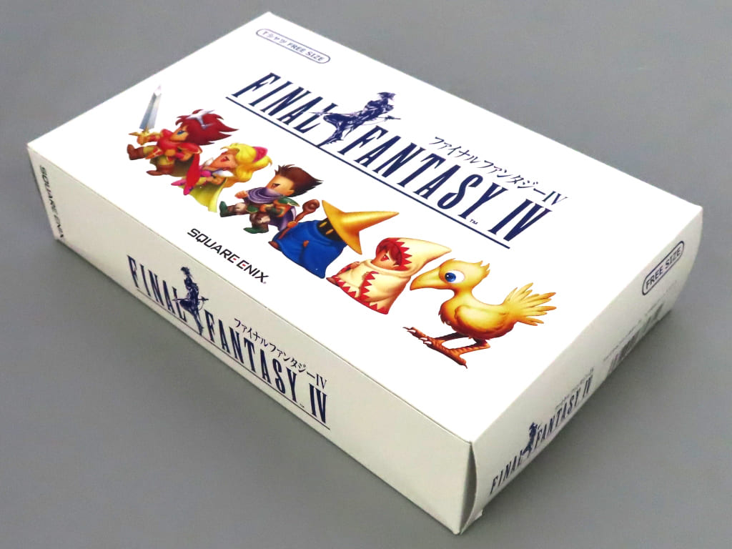 Final Fantasy IV Pixel Art T-Shirt White Free Size