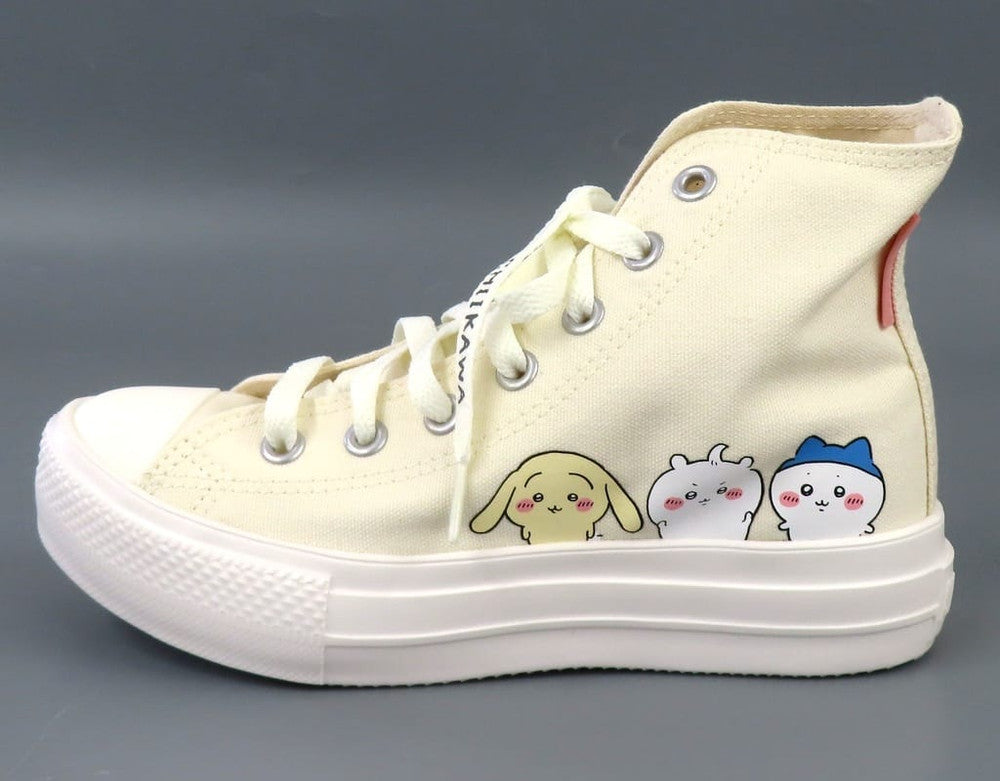 Chiikawa x Converse ALL STAR LIGHT PLTS PT HI Cream Approx. 22.5 cm