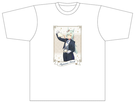 Fujimasa March T-Shirt White - Umamusume: Cinderella Gray - Men's L (Movic, Cotton, Full-Color Print) - Pre-owned