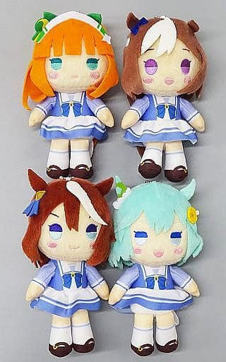 Umamusume Pretty Derby Formates Plush Set - Special Week, Silence Suzuka, Tokai Teio, Seiun Sky (Set of 4, 16cm) - System Service