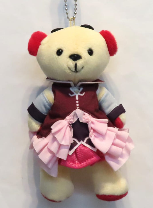 Kyoko Sakura Kuma-meito Plush Bear with Outfit Set - Puella Magi Madoka Magica - Movic - Height Approx. 14 cm (Pre-owned)