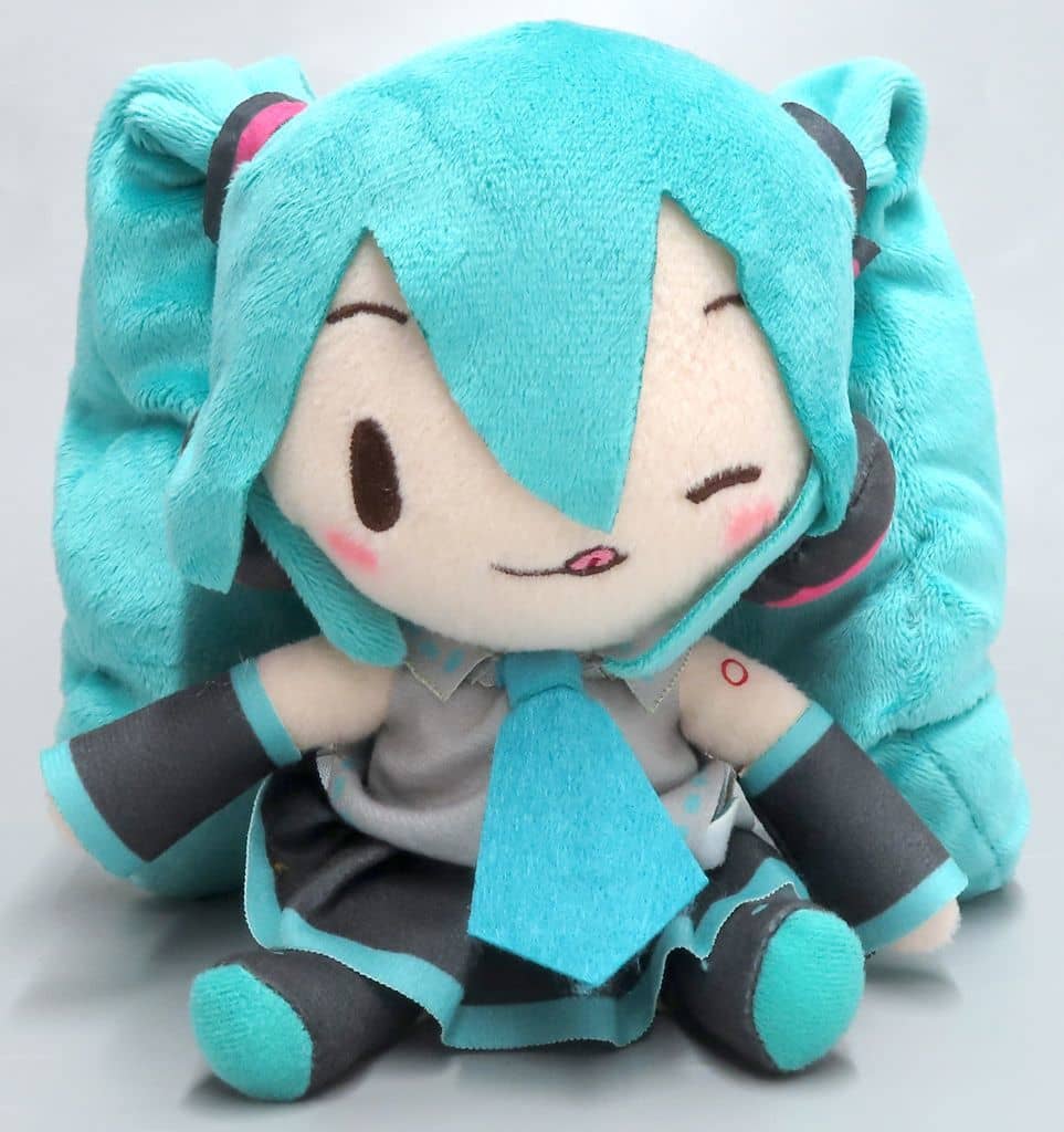 Hatsune Miku & MEIKO & KAITO Fuwapuchi Plush (EX) - Sega 16cm Pre-owned Collectible