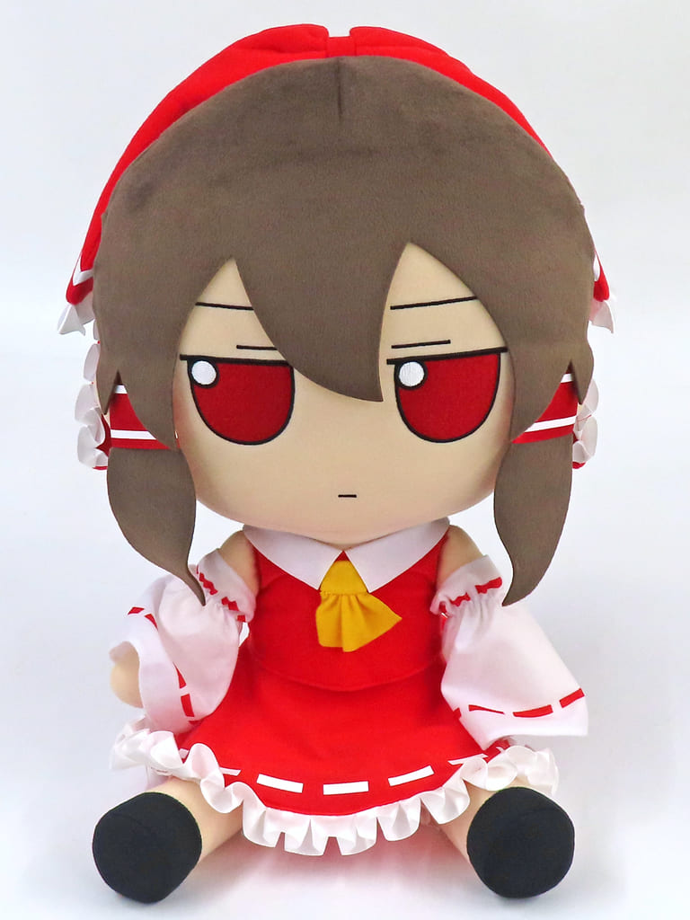 Reimu Hakurei Plush - Fumofumo Reimu Medium 40cm Sitting Plush (Gift brand) - Touhou Project Event & AmiAmi Exclusive (Pre-owned)