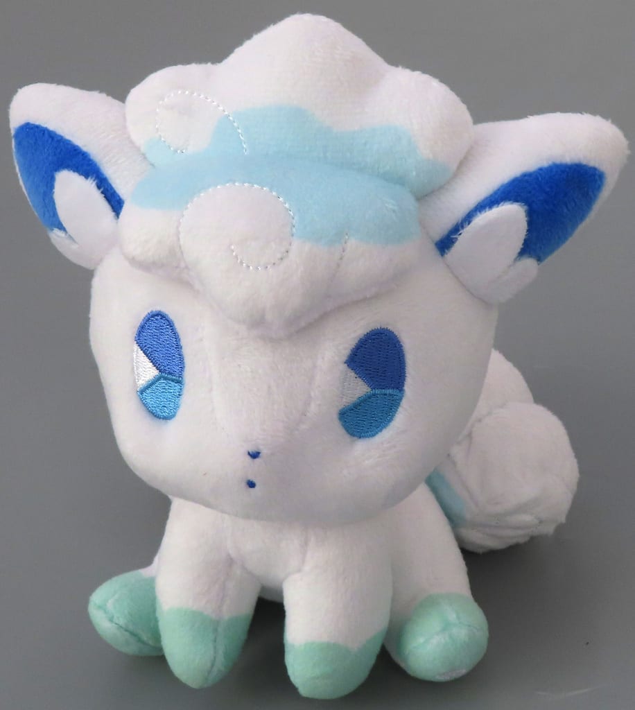 Alolan Vulpix Plush - Psycho Soda Refresh Collection Pokémon Center Exclusive (Approx. 15×16×18 cm)