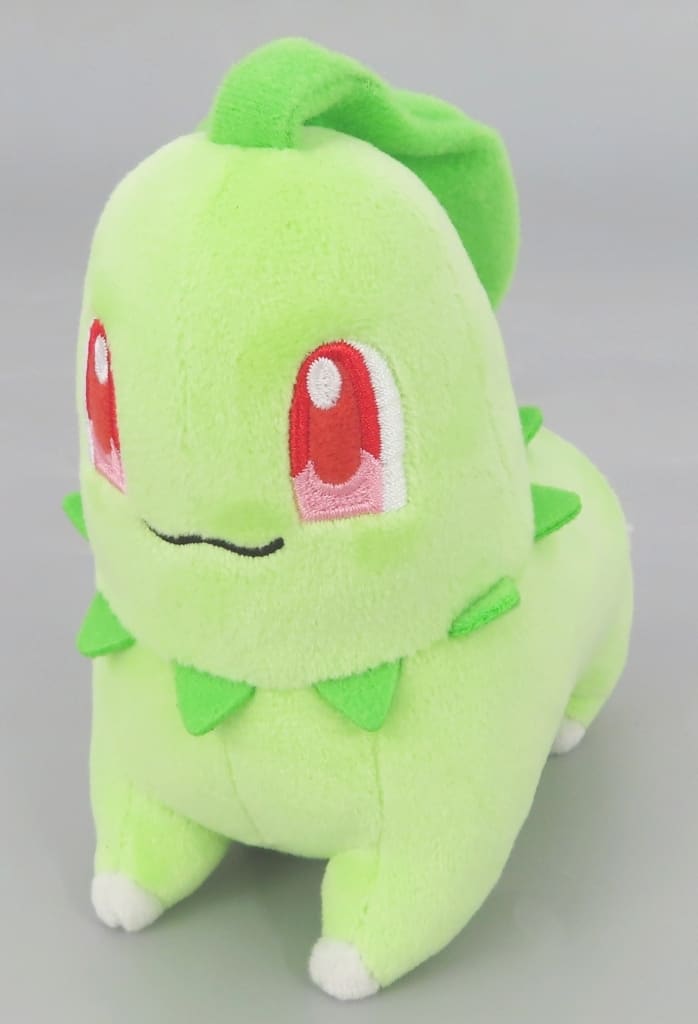 Chikorita Green Color Selection Plush (Metapod, Chikorita, Shaymin) - Pokemon Banpresto Approx 11-15cm - Pre-owned